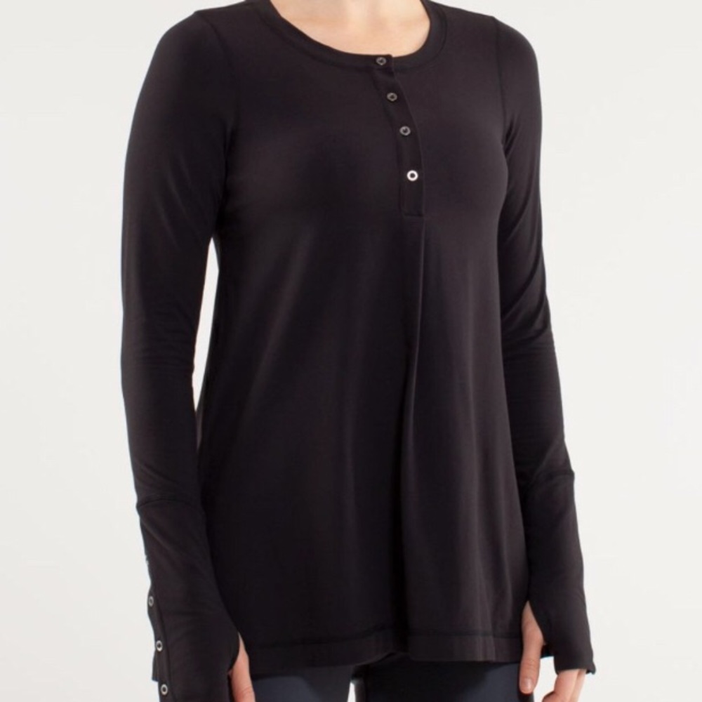 lululemon Ride On Henley - Black